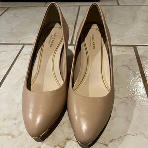 Cole Haan Grand Ambition Nude Wedges